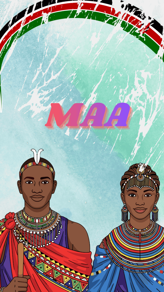 Maasai traditional attire celebrating Kenyan culture and heritage.